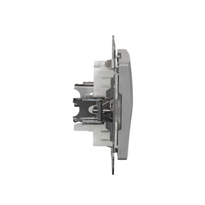 Sedna Design & Elements Gniazdo telefoniczne RJ11 srebrne aluminium SDD113491 SCHNEIDER (SDD113491)